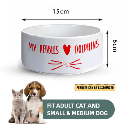 DOL Personalized Custom Ceramic Pet Bowl 1