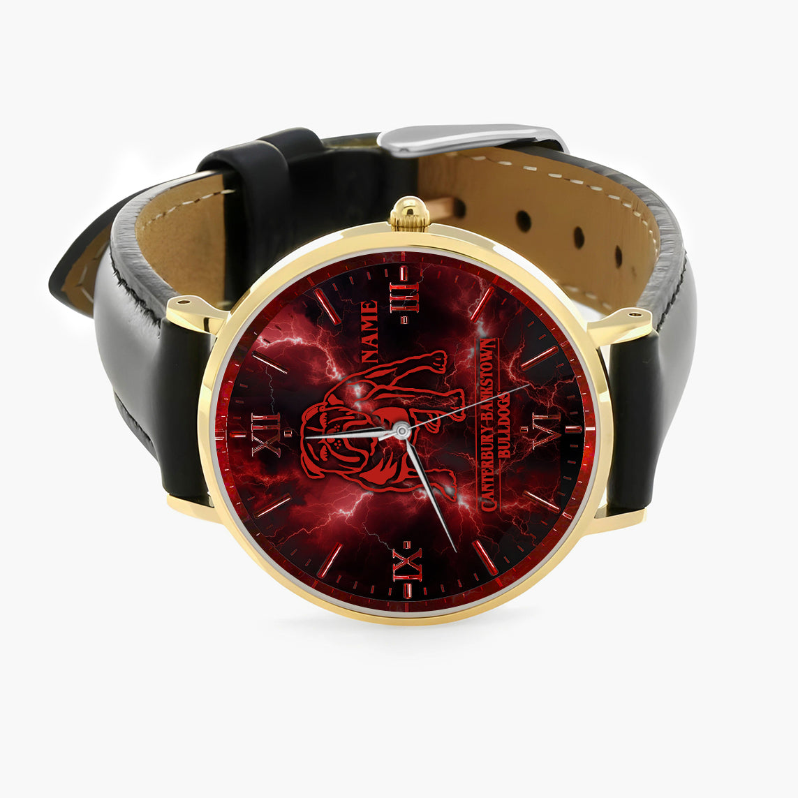 CBY Personalized Custom Stitched Leather Watch 3