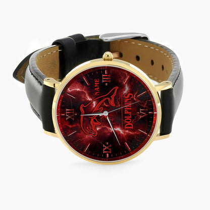 DOL Personalized Custom Stitched Leather Watch 3