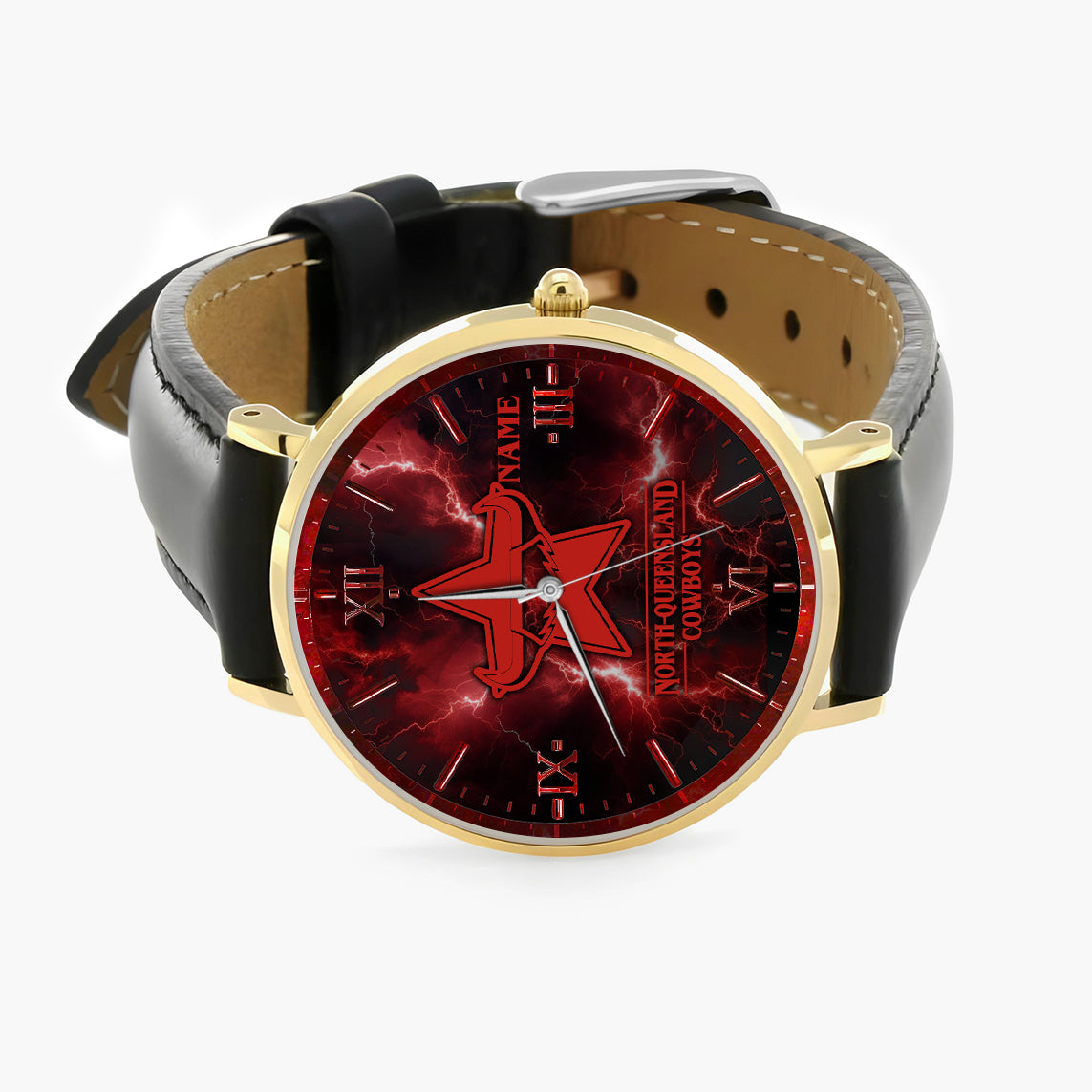 NQL Personalized Custom Stitched Leather Watch 3