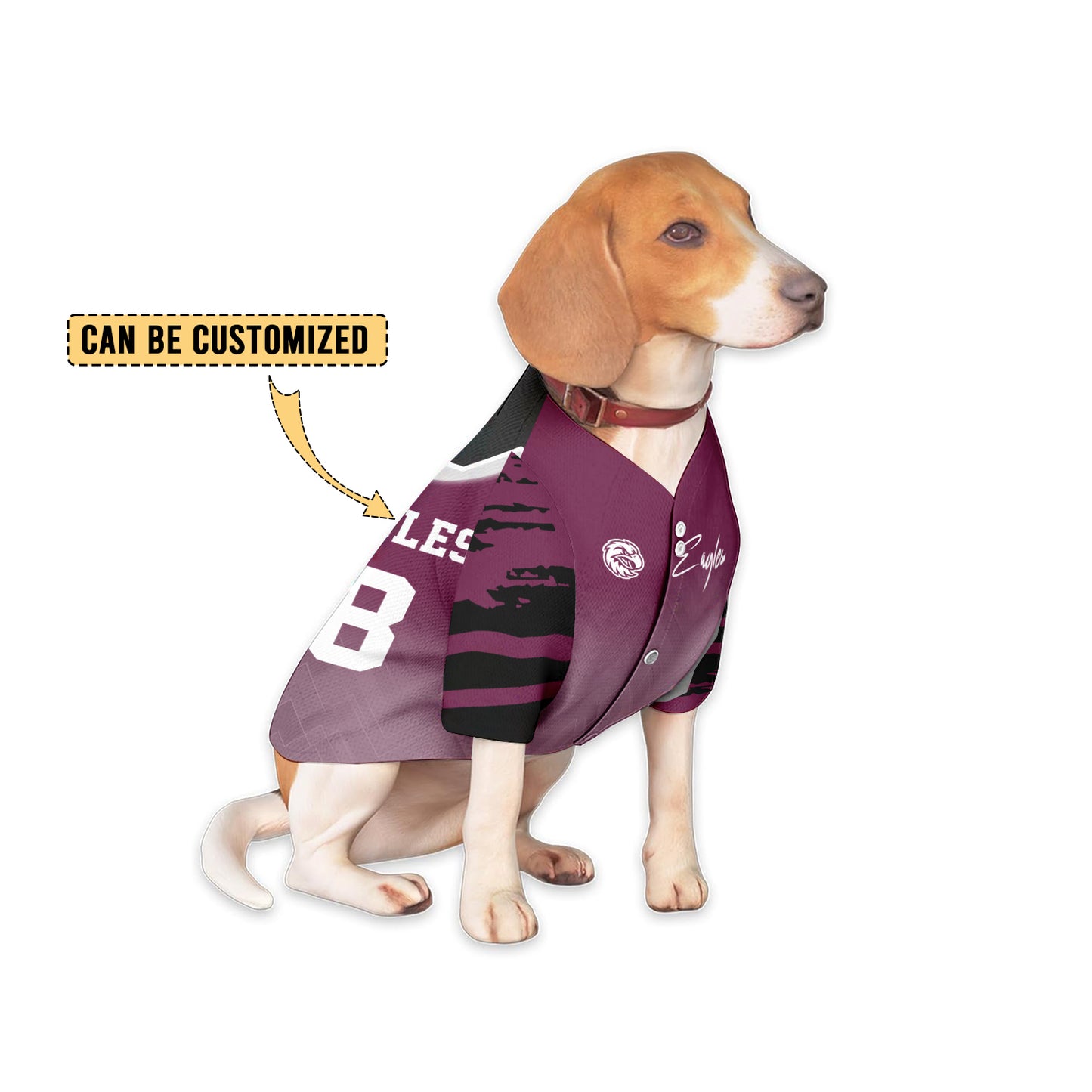 MAN Personalized Custom Pet Baseball Jersey 7