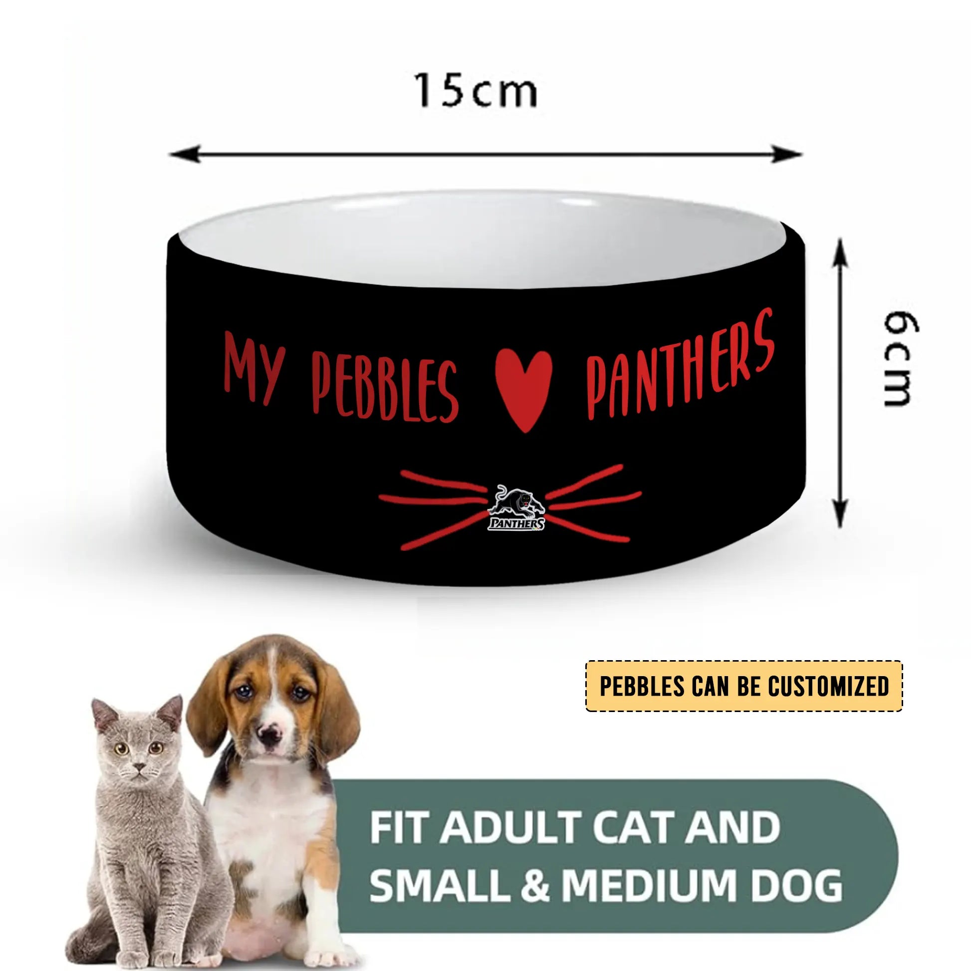 PEN Personalized Custom Ceramic Pet Bowl 1