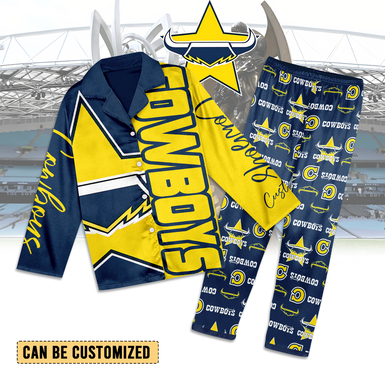 NQL Personalized Custom Long Pajamas Set