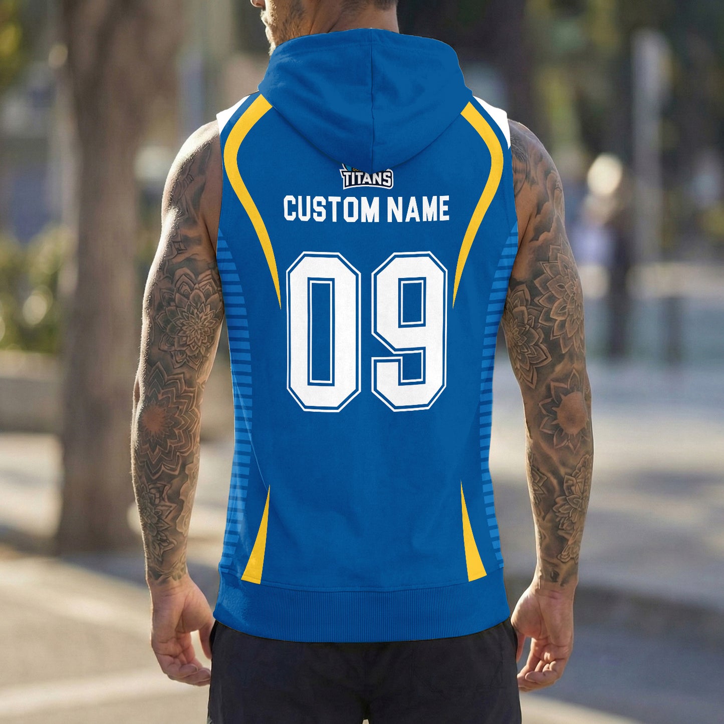 GLD Personalized Custom Hooded Tank Top