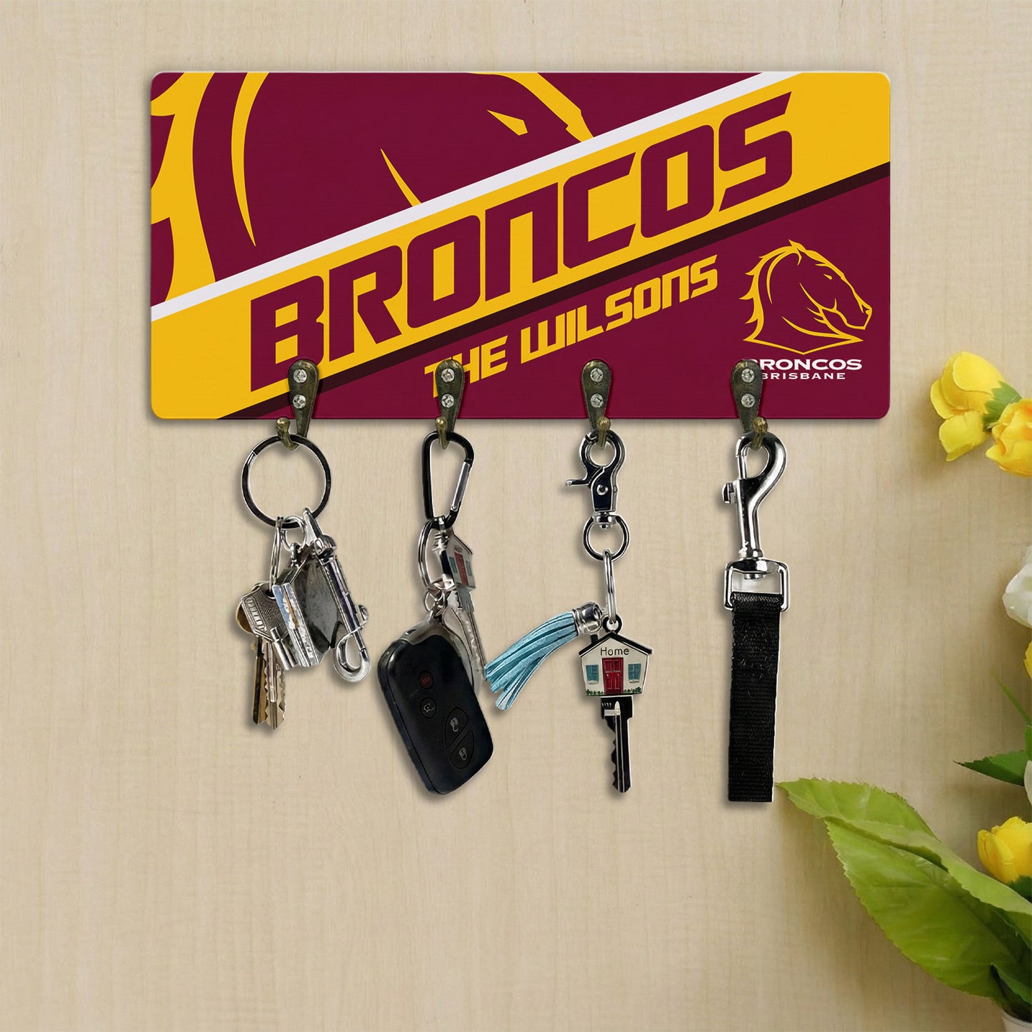 BRI Personalized Custom Key Holder
