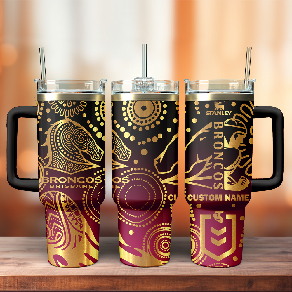 BRI Personalized Custom 40oz 30oz Stainless Steel Tumbler With Handle 3