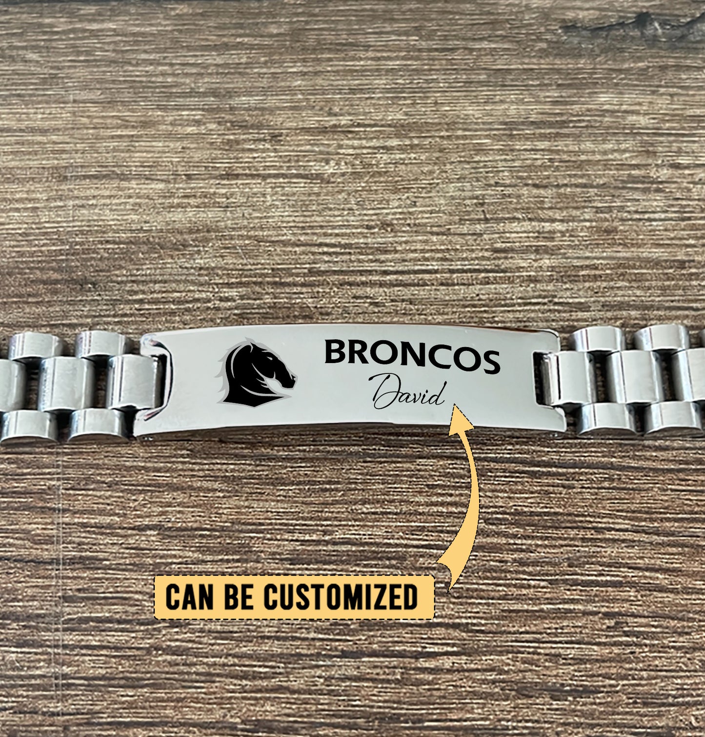 BRI Personalized Custom Stainless Steel Bracelet