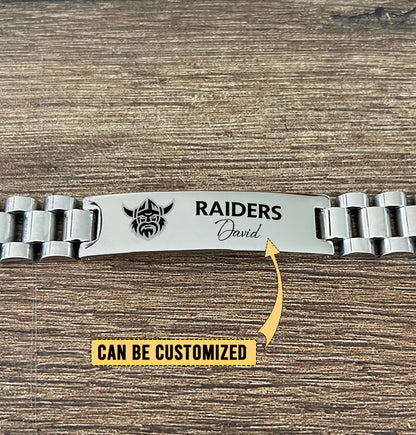 CAN Personalized Custom Stainless Steel Bracelet