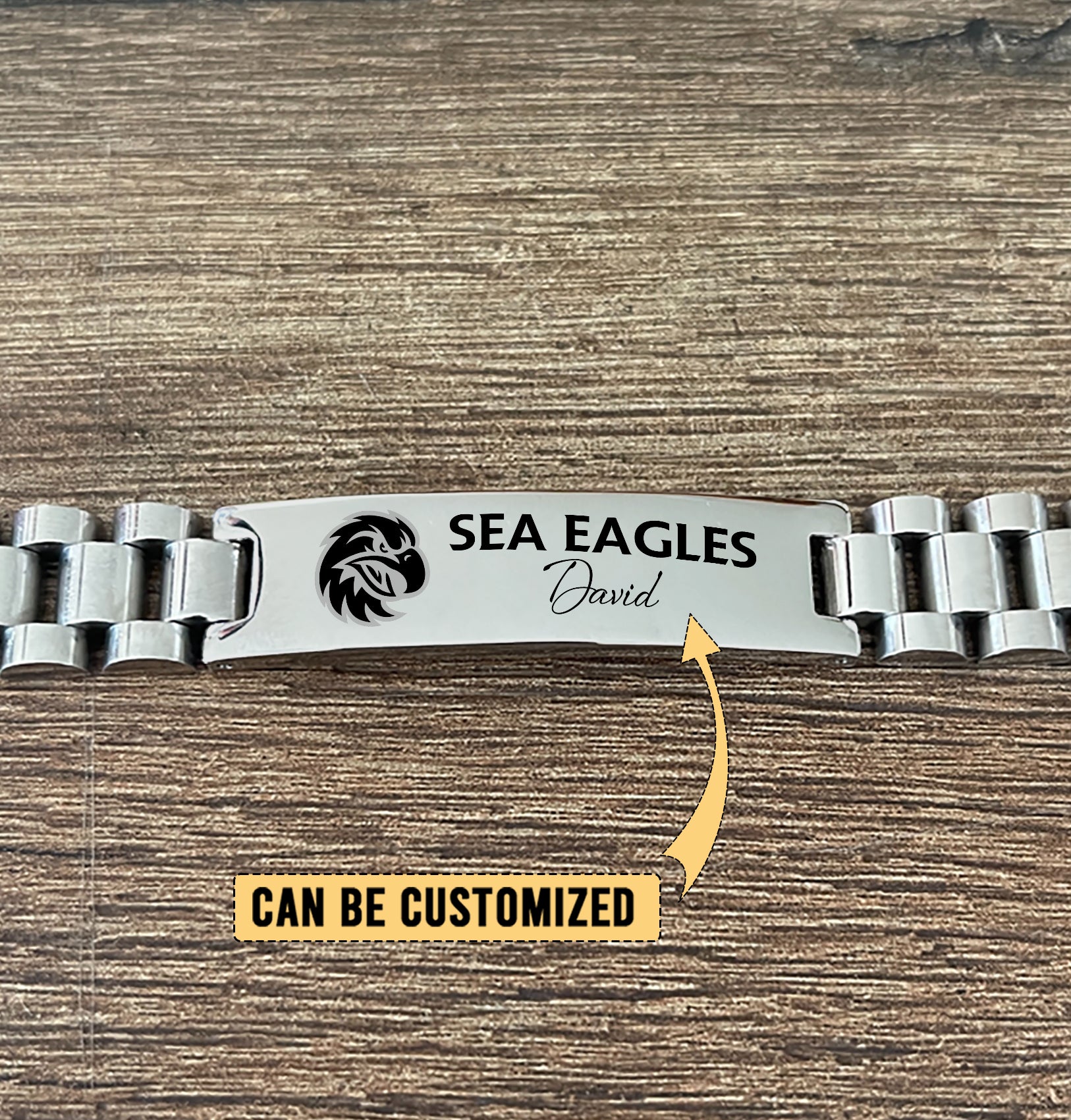 MAN Personalized Custom Stainless Steel Bracelet