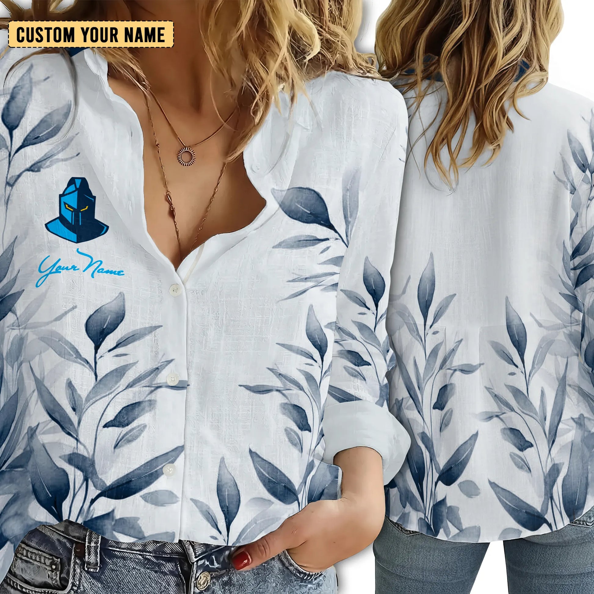 GLD Personalized Custom Women's Casual Shirt 5