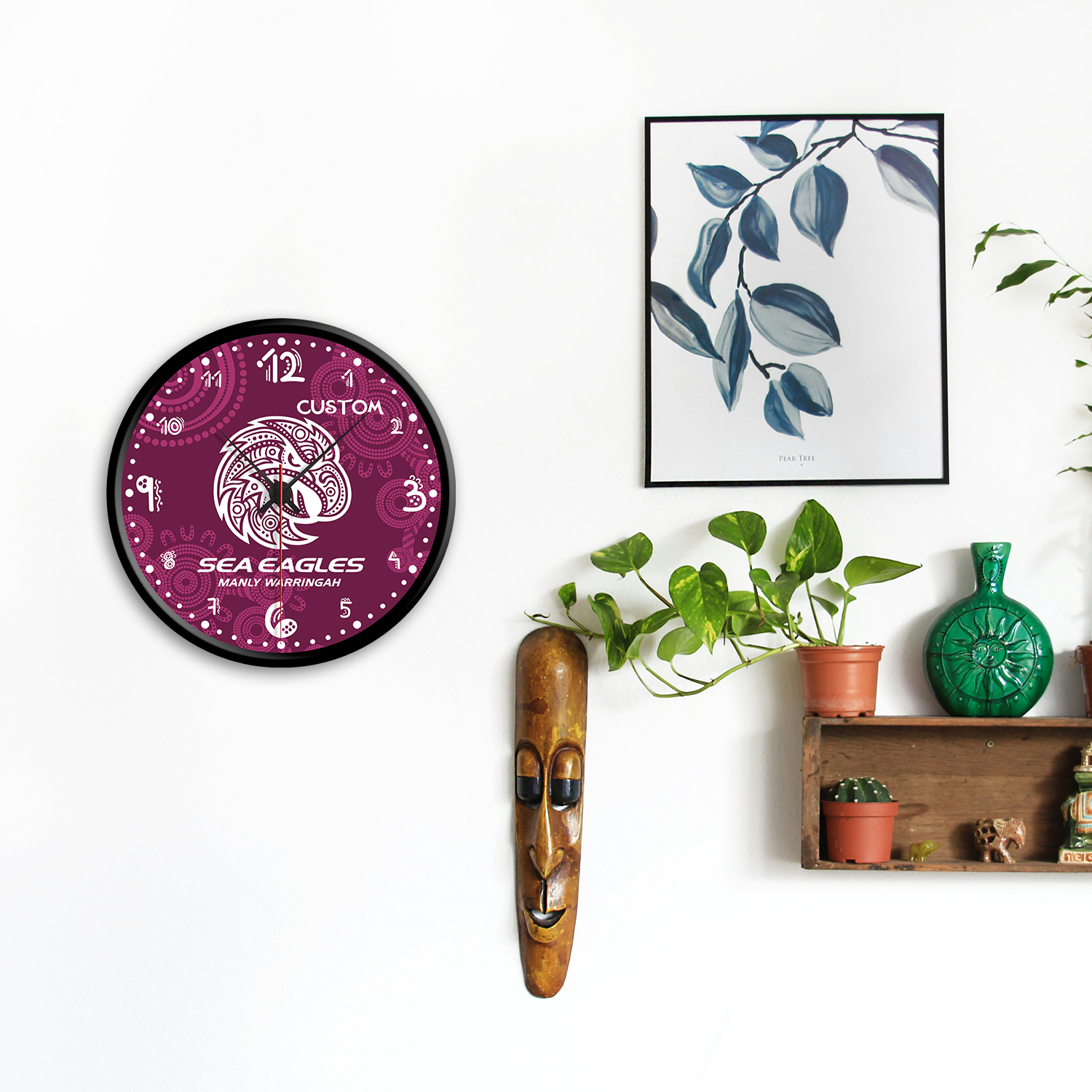 MAN Personalized Custom Wall Clock 2