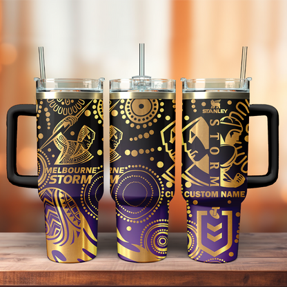 MEL Personalized Custom 40oz 30oz Stainless Steel Tumbler With Handle 3