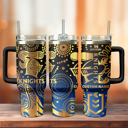 NEW Personalized Custom 40oz 30oz Stainless Steel Tumbler With Handle 3