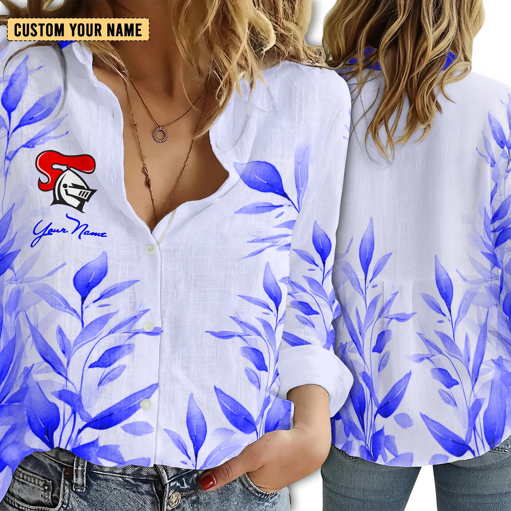 NEW Personalized Custom Women's Casual Shirt 5