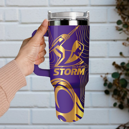 Custom 40oz 30oz Stainless Steel Tumbler With Handle 9