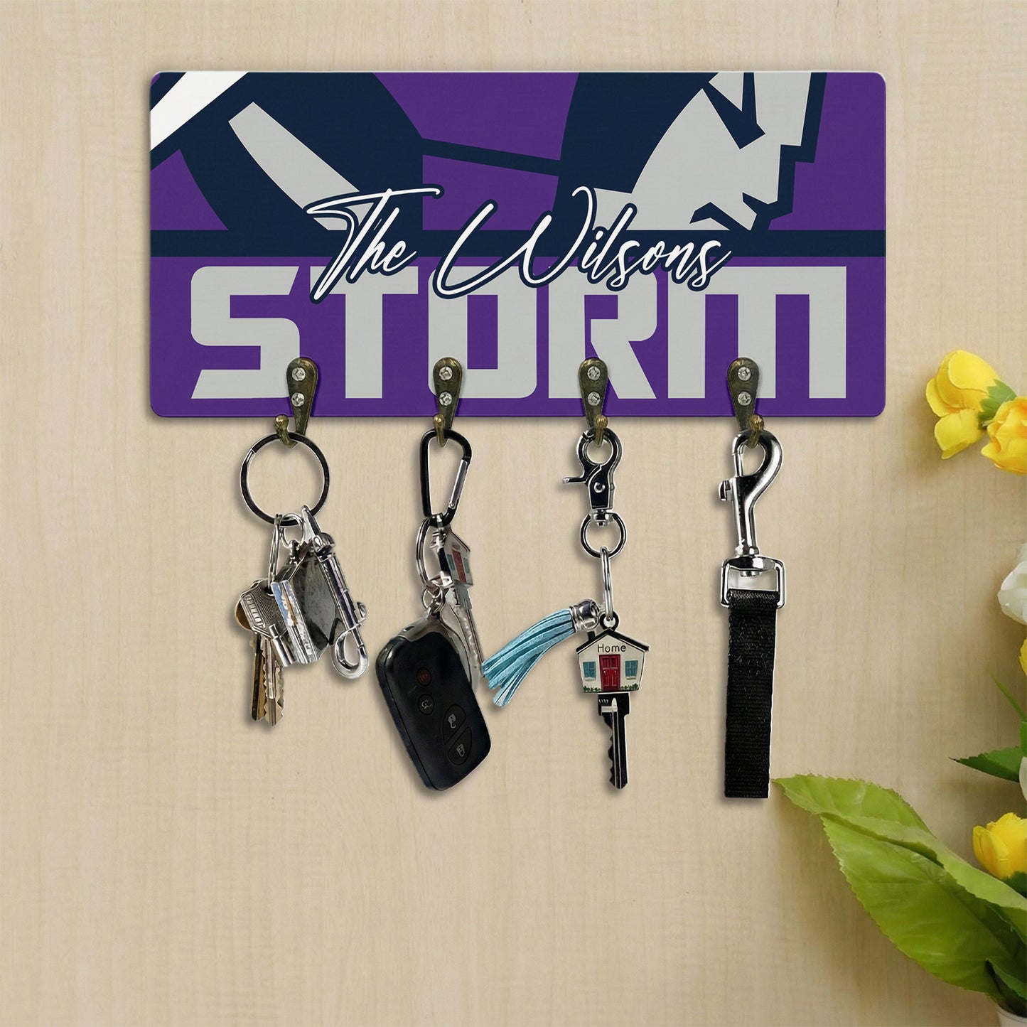 MEL Personalized Custom Key Holder 2