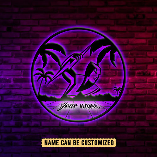 MEL Personalized Custom Wall Art LED 3