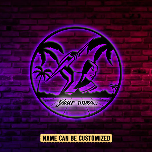 MEL Personalized Custom Wall Art LED 3