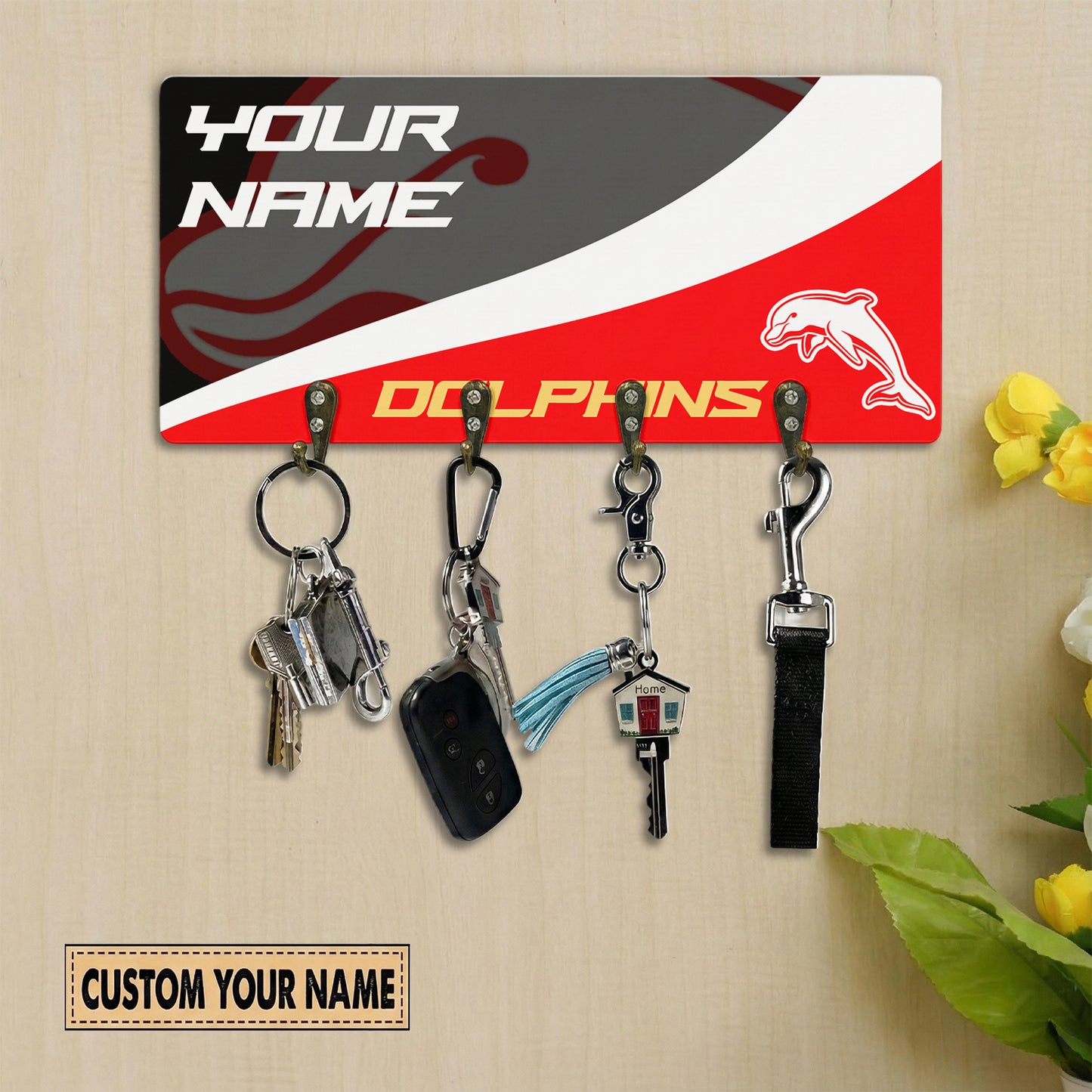 DOL Personalized Custom Key Holder 4