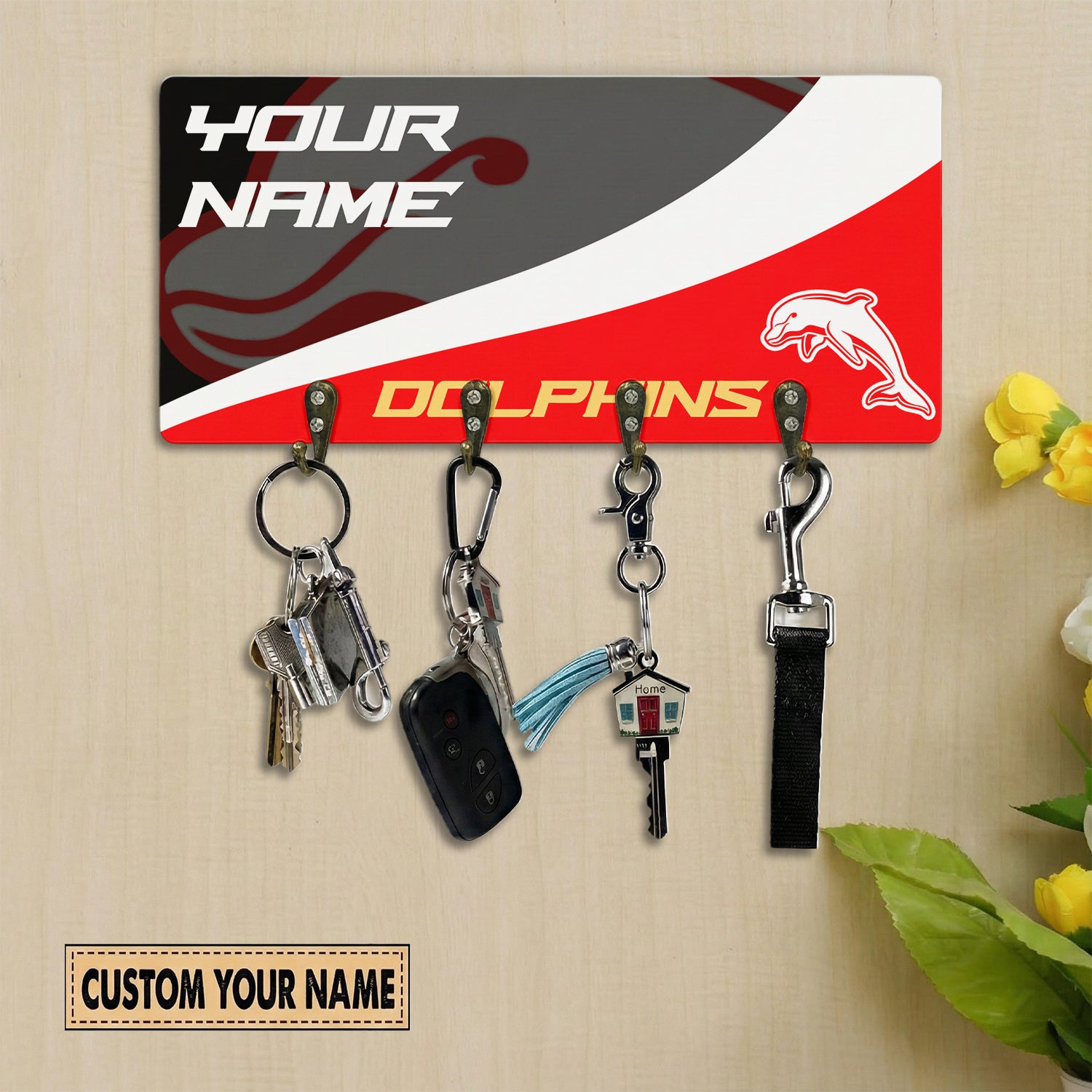 DOL Personalized Custom Key Holder 4