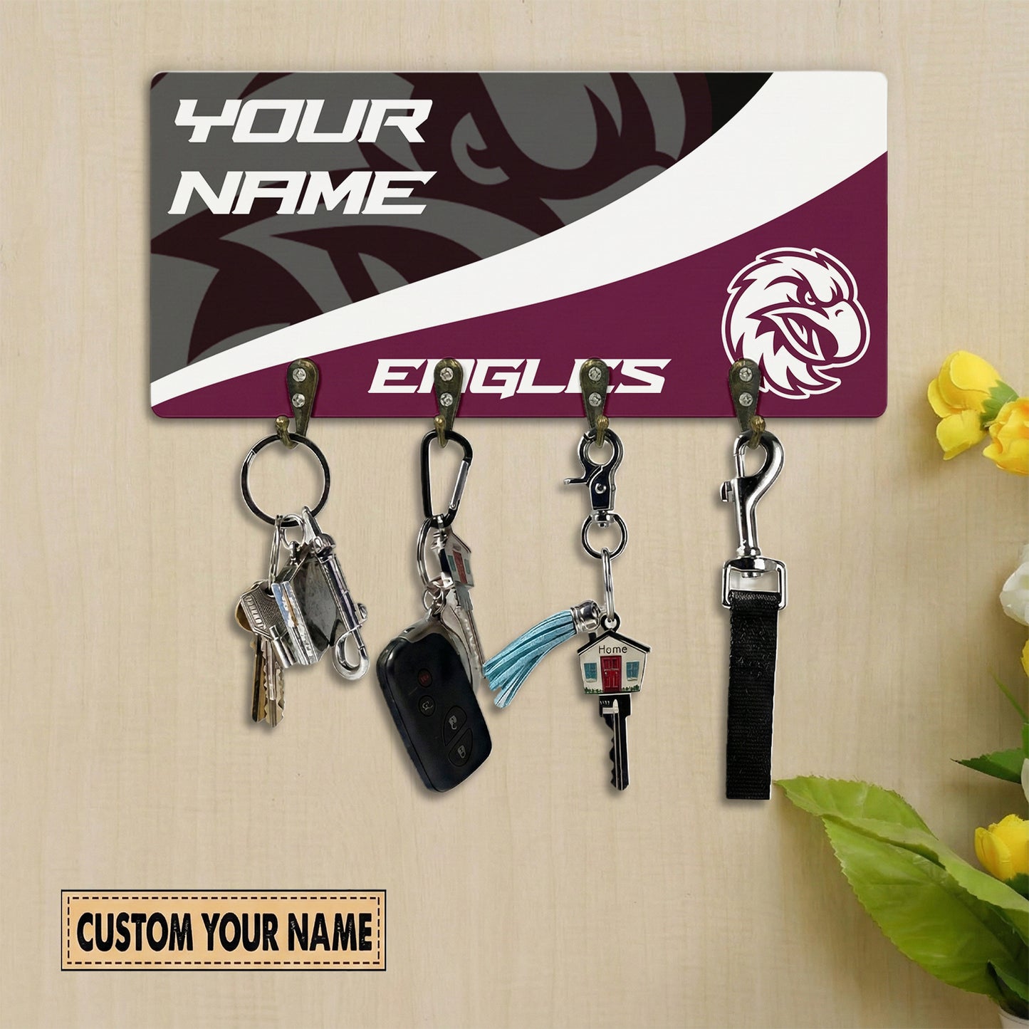 MAN Personalized Custom Key Holder 4
