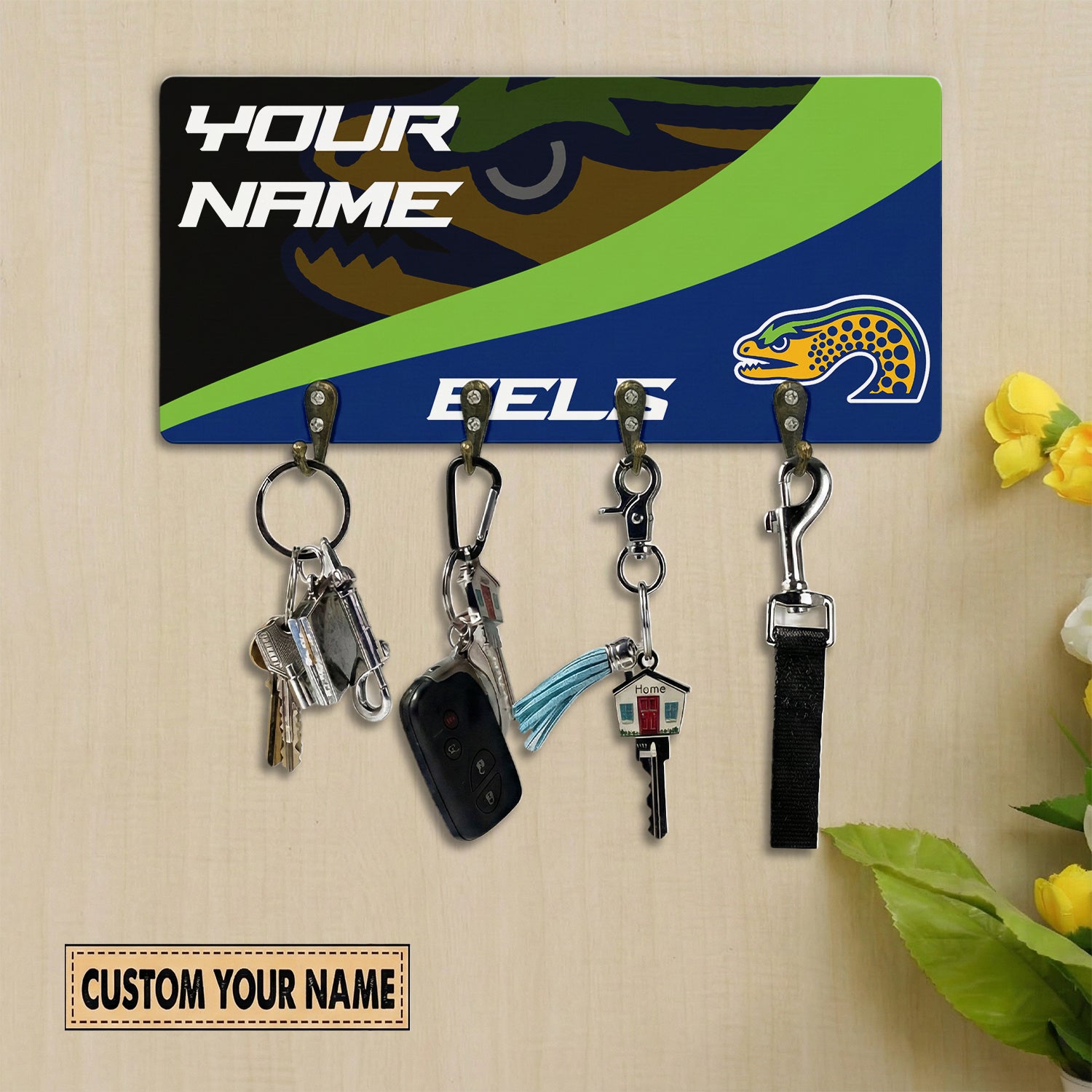 PAR Personalized Custom Key Holder 4