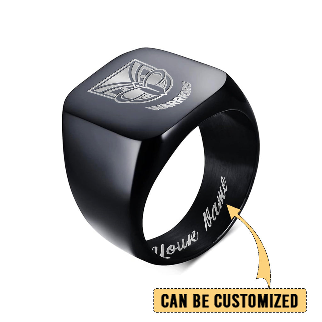 NZL Personalized Custom Stainless Steel Letters Engraved Ring