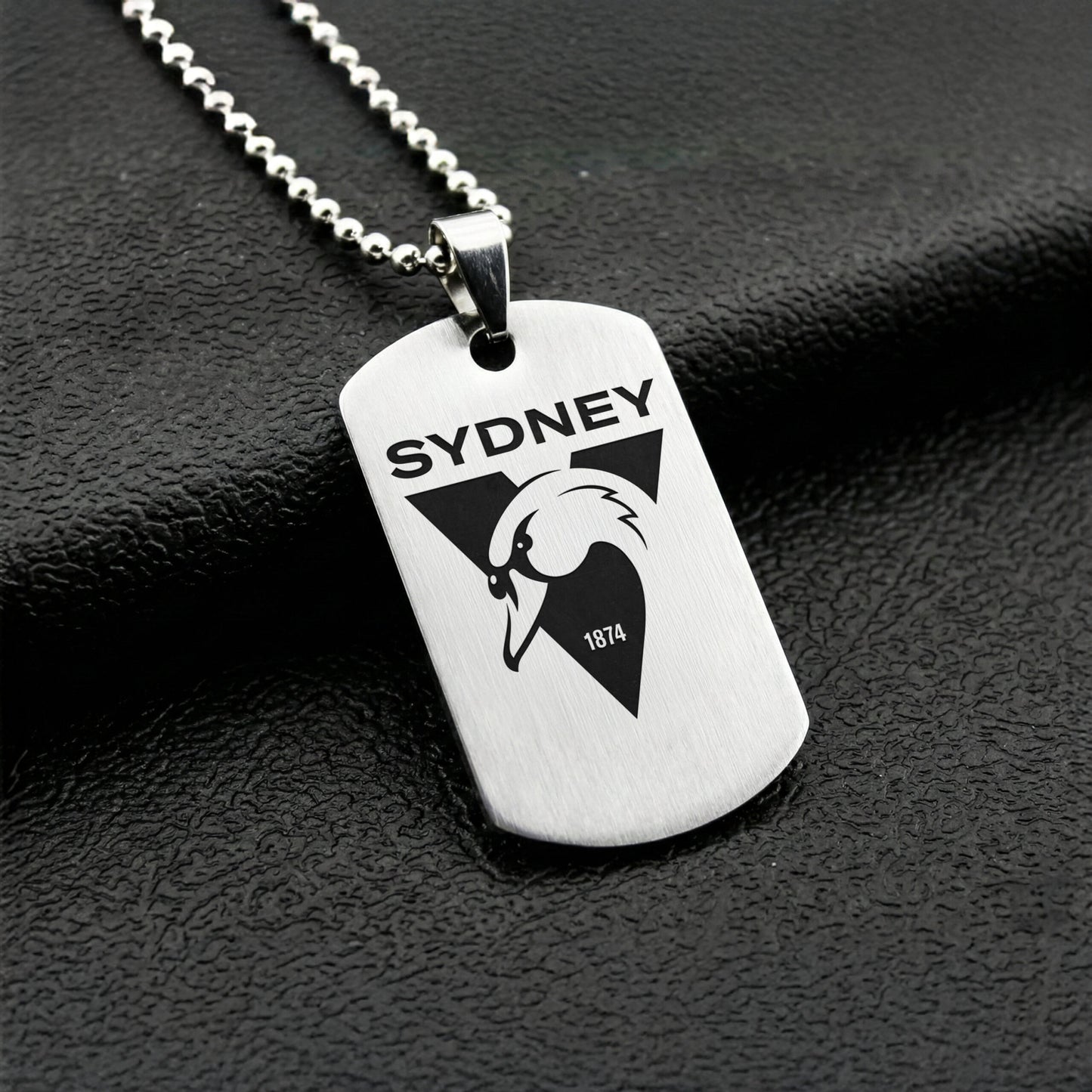 SS Personalized Custom Necklace Dog Tag