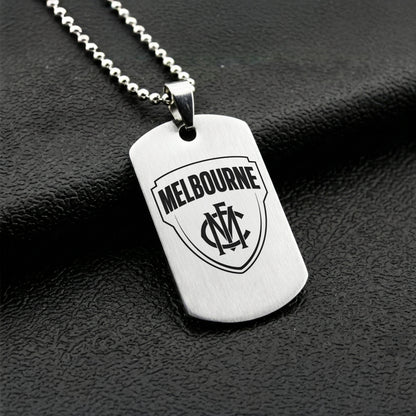 MD Personalized Custom Necklace Dog Tag