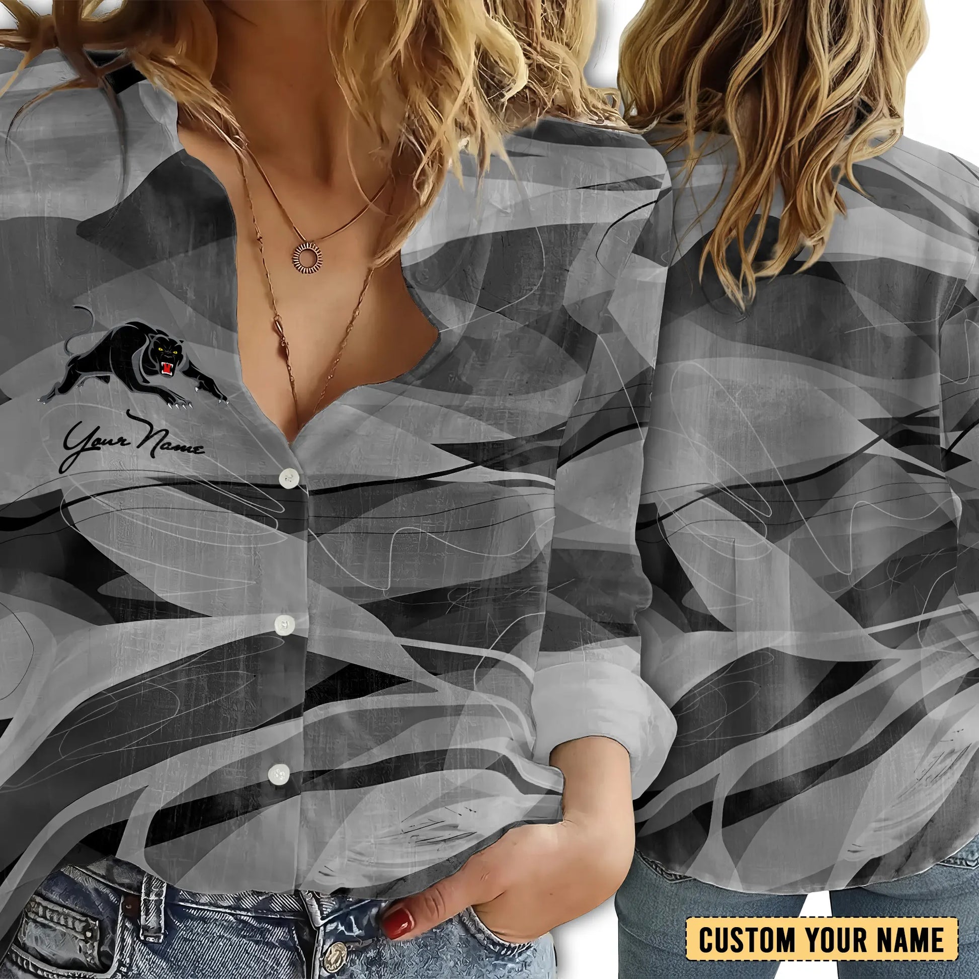 PEN Personalized Custom Women's Casual Shirt 6