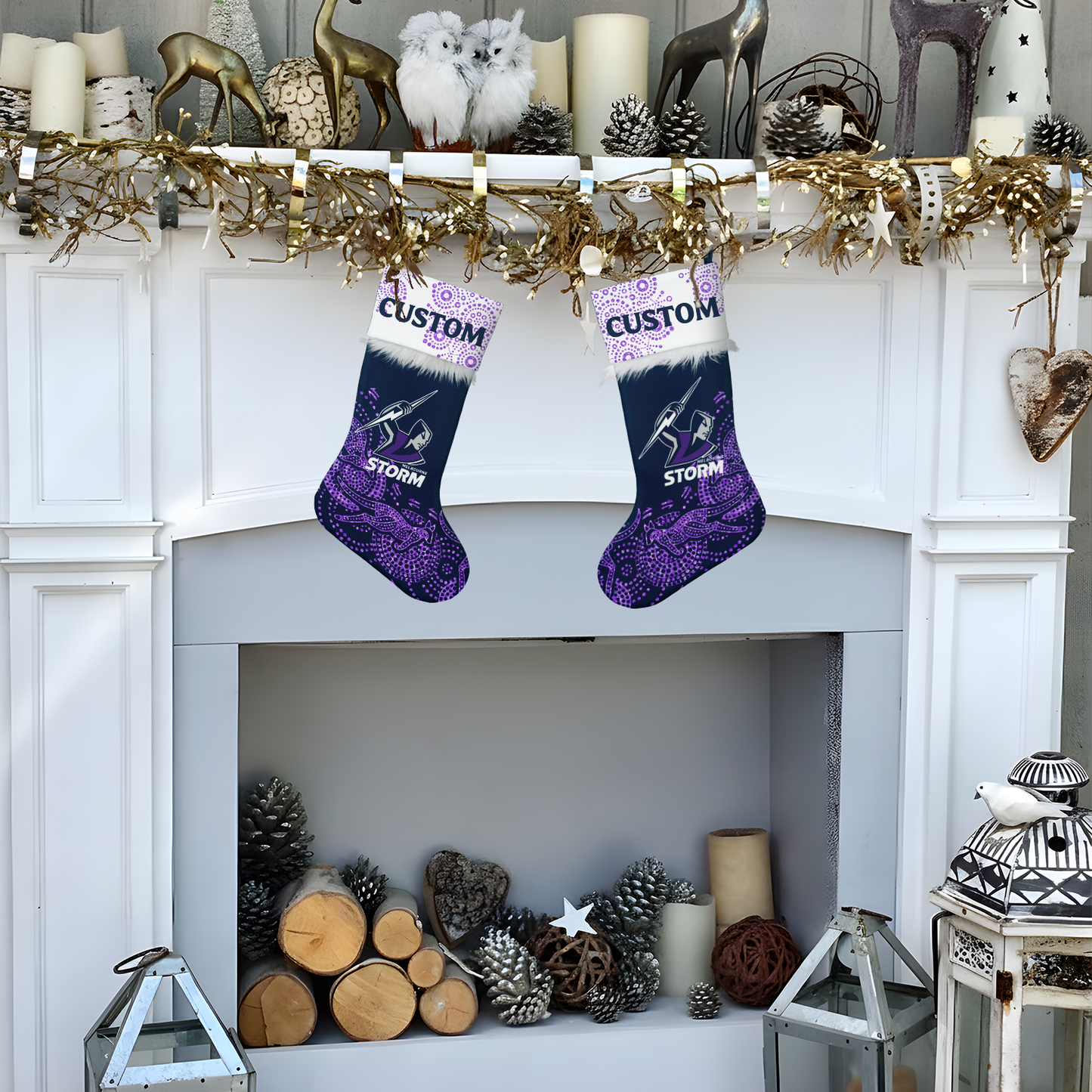 MEL Personalized Custom Christmas Stockings