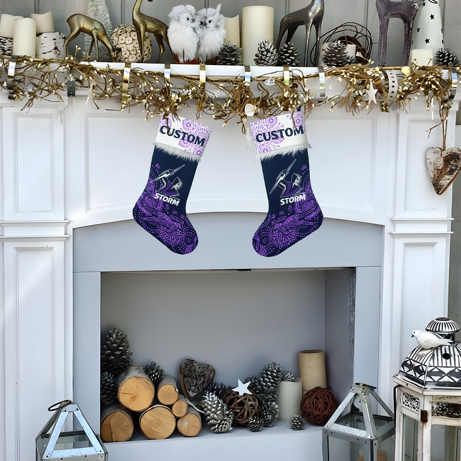 MEL Personalized Custom Christmas Stockings