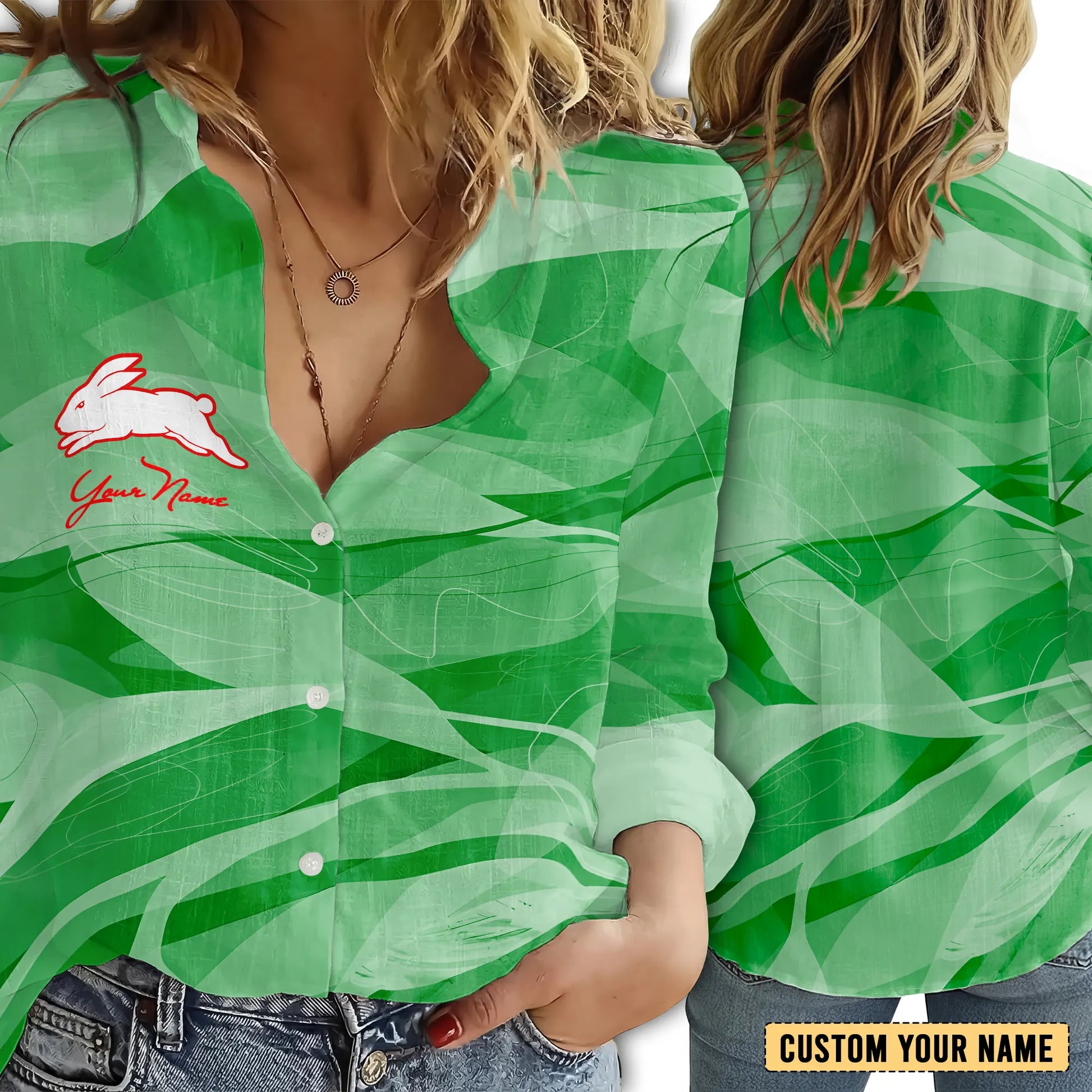 SOU Personalized Custom Women's Casual Shirt 6