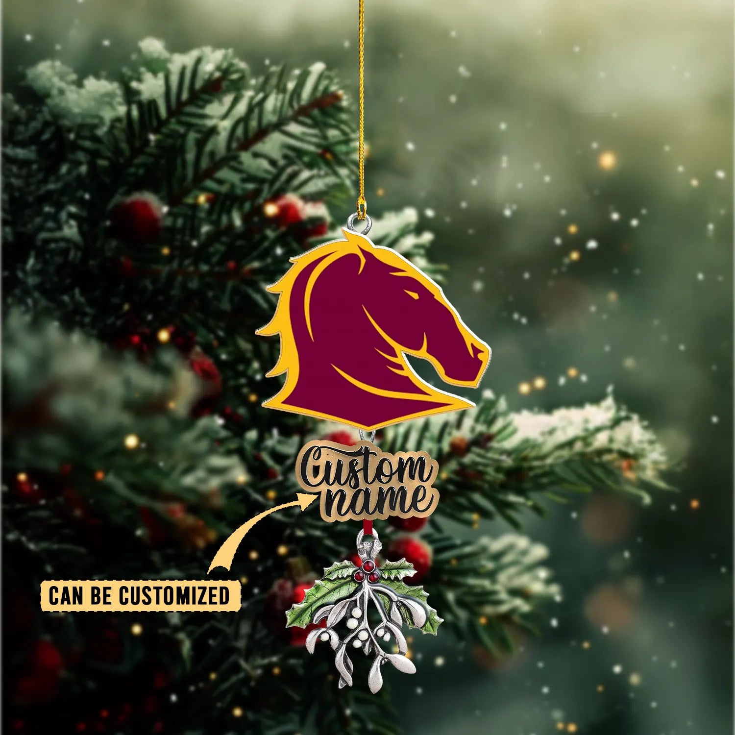 BRI Personalized Custom Acrylic Ornament 3