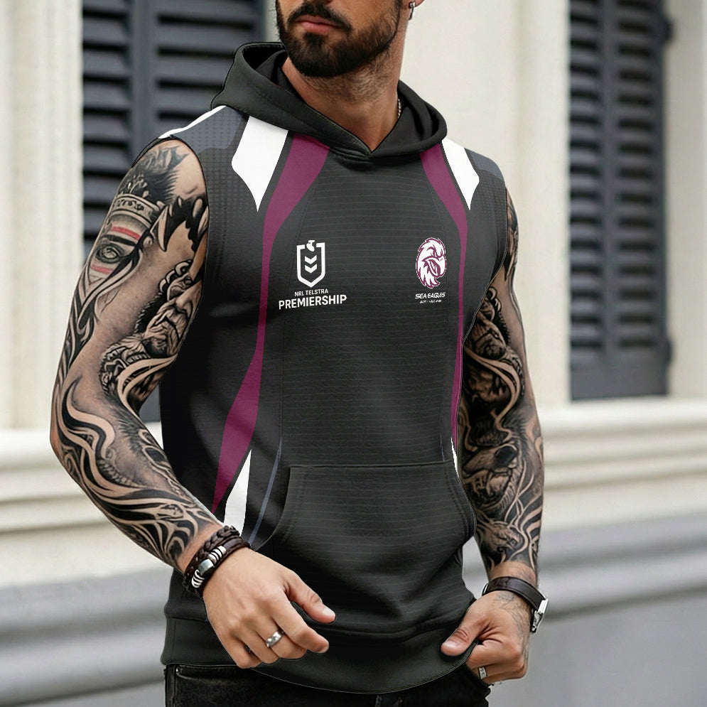 MAN Personalized Custom Hooded Tank Top 4