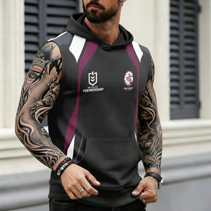 MAN Personalized Custom Hooded Tank Top 4