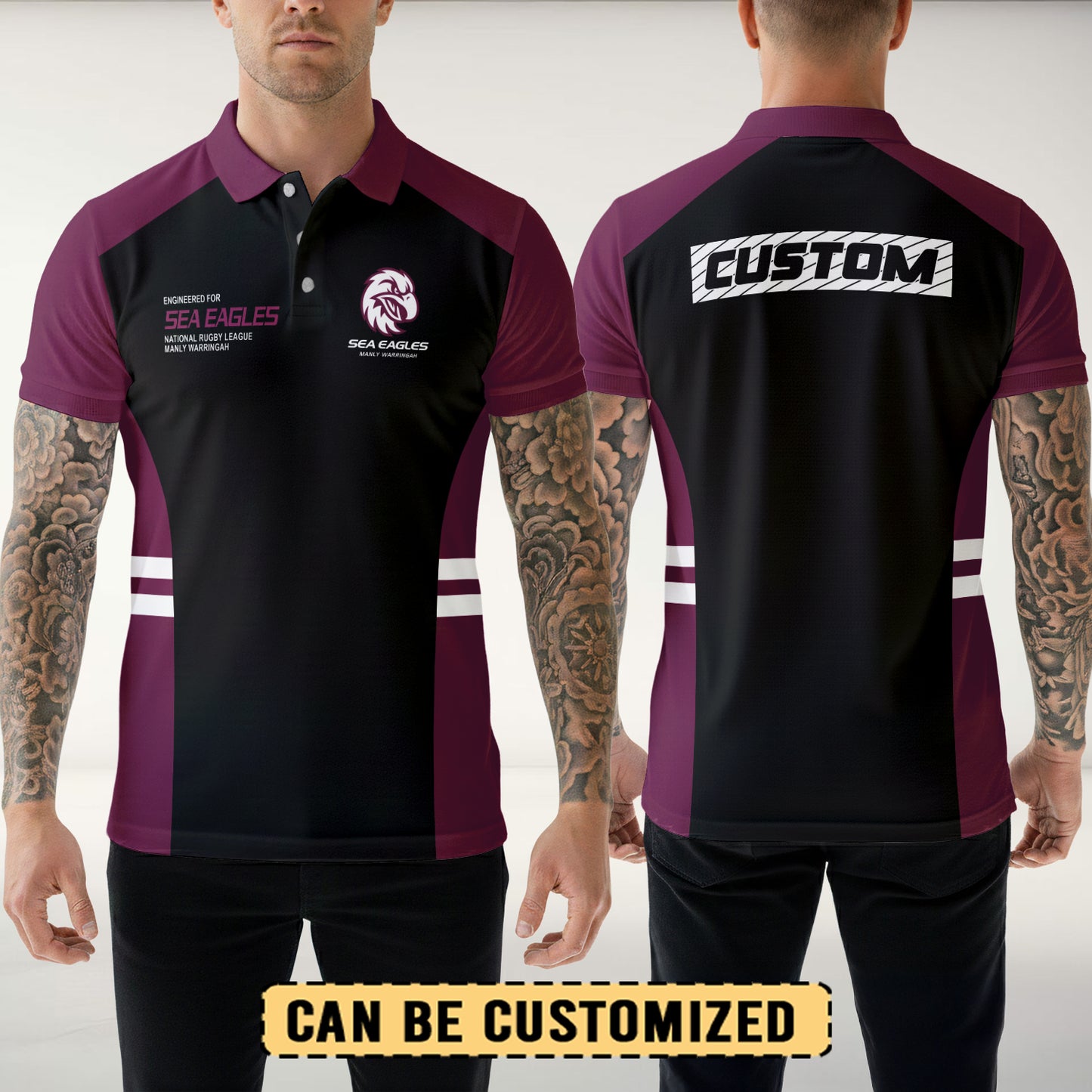 MAN Personalized Custom Polo Shirt 14