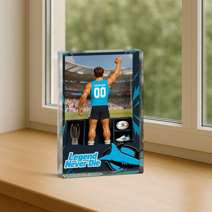 CRO Personalized Custom Sports Acrylic Block Plaque 2