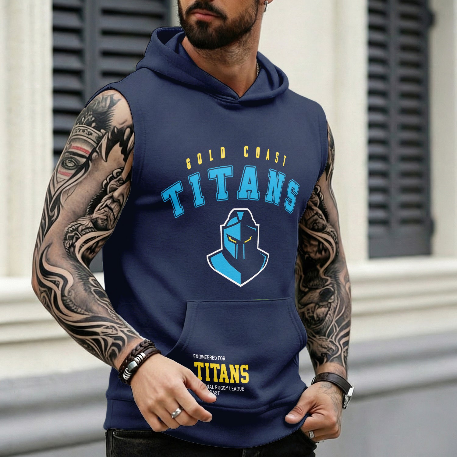 GLD Personalized Custom Hooded Tank Top 5