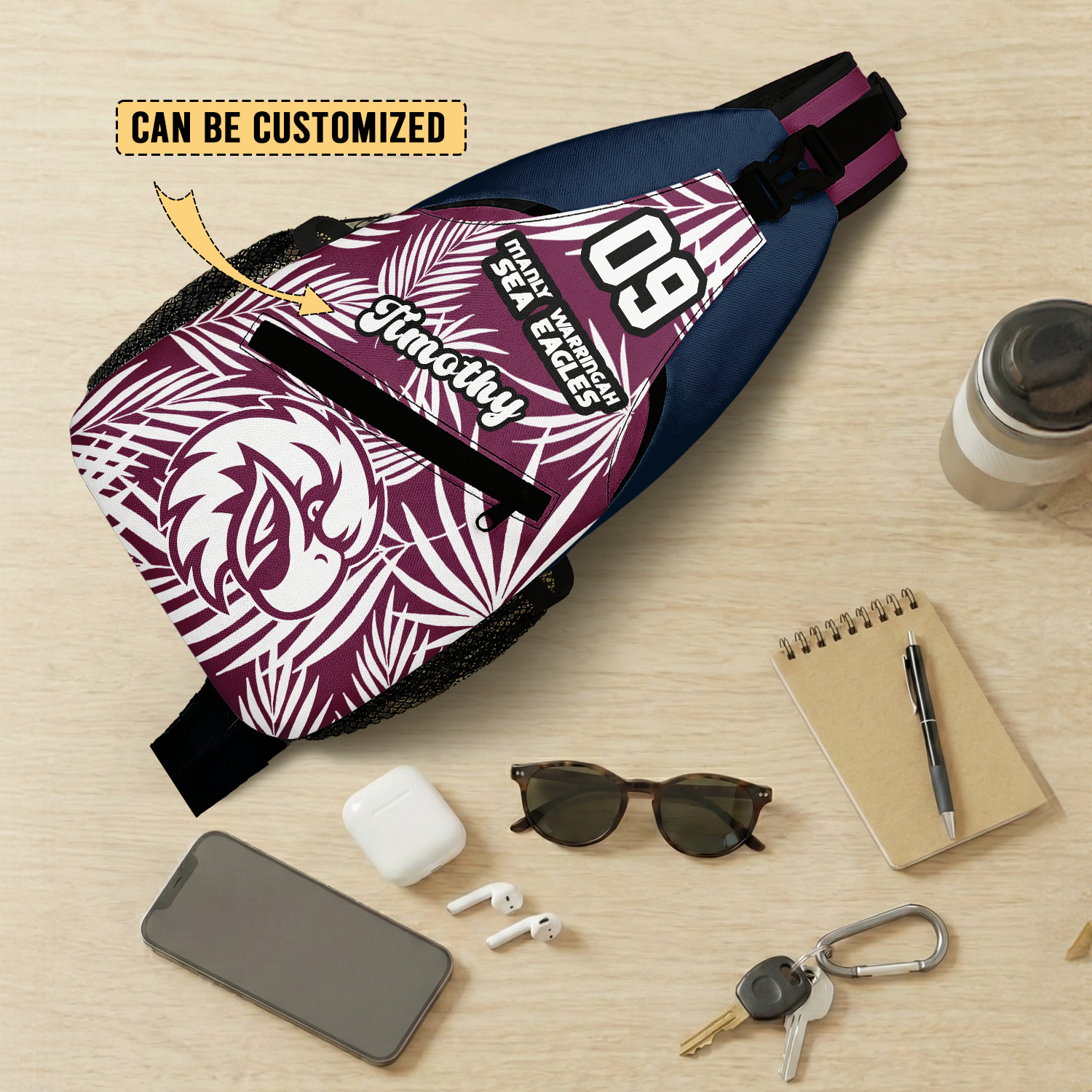 MAN Personalized Custom Sling Bags 7