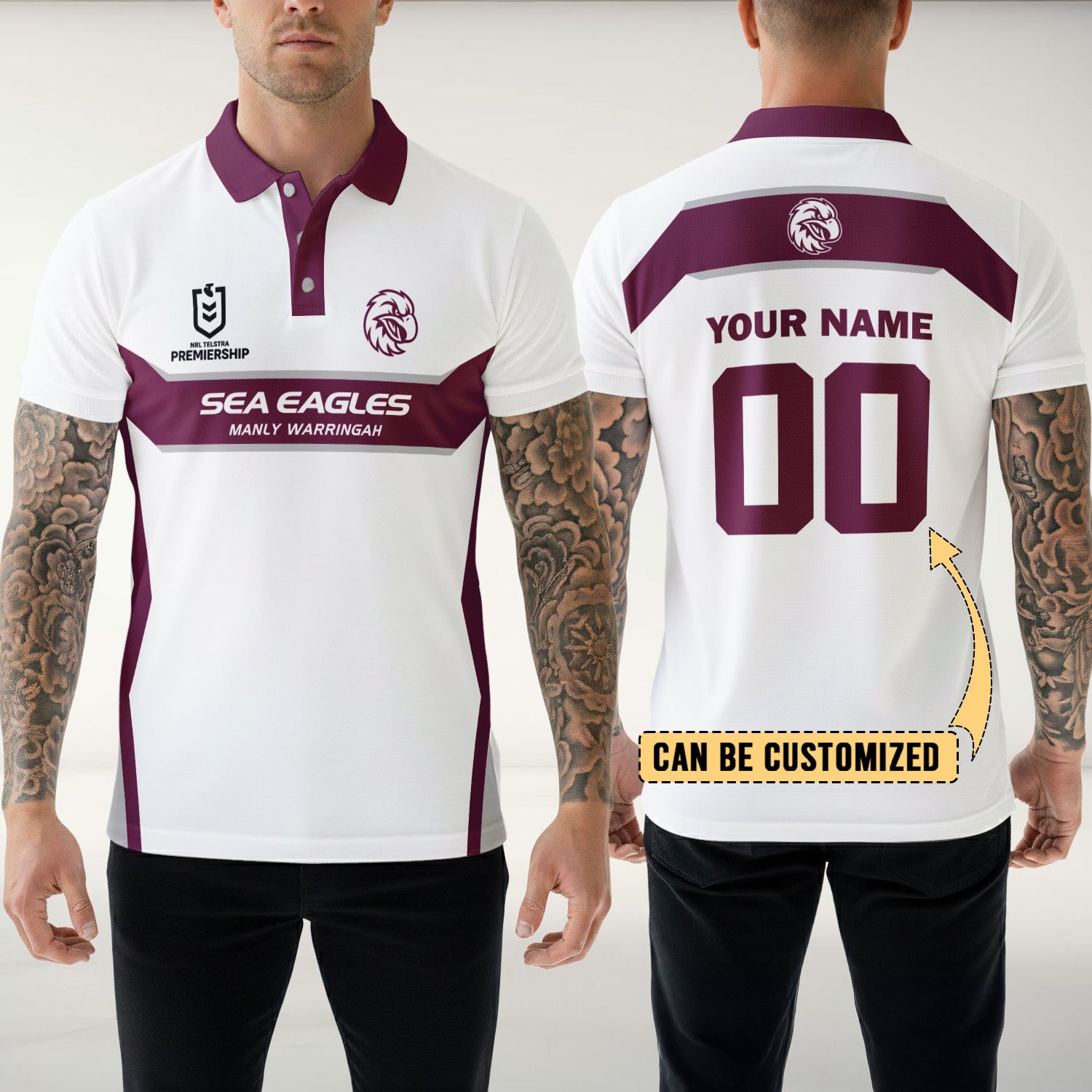 MAN Personalized Custom Polo Shirt 4