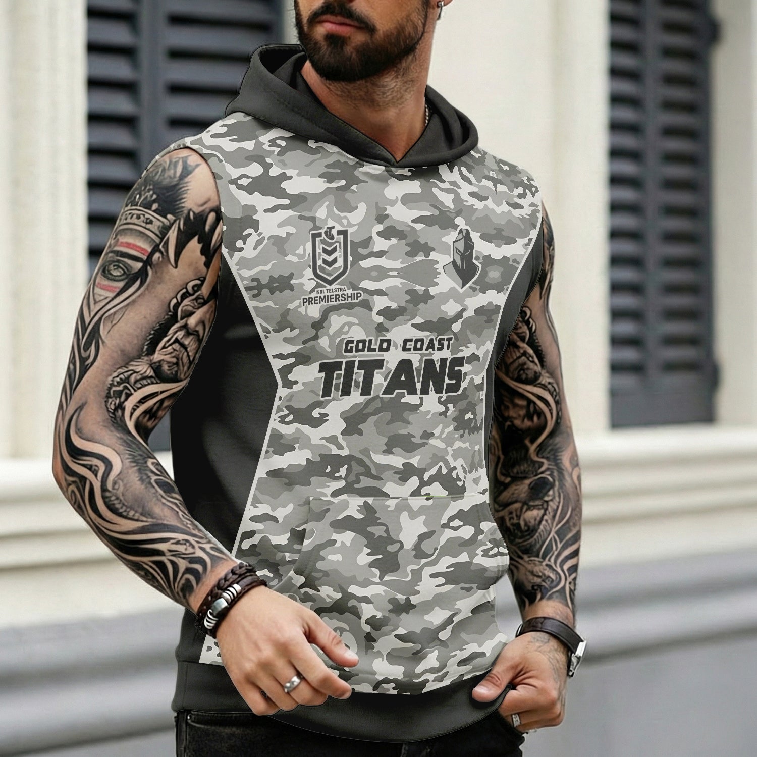 GLD Personalized Custom Hooded Tank Top 6