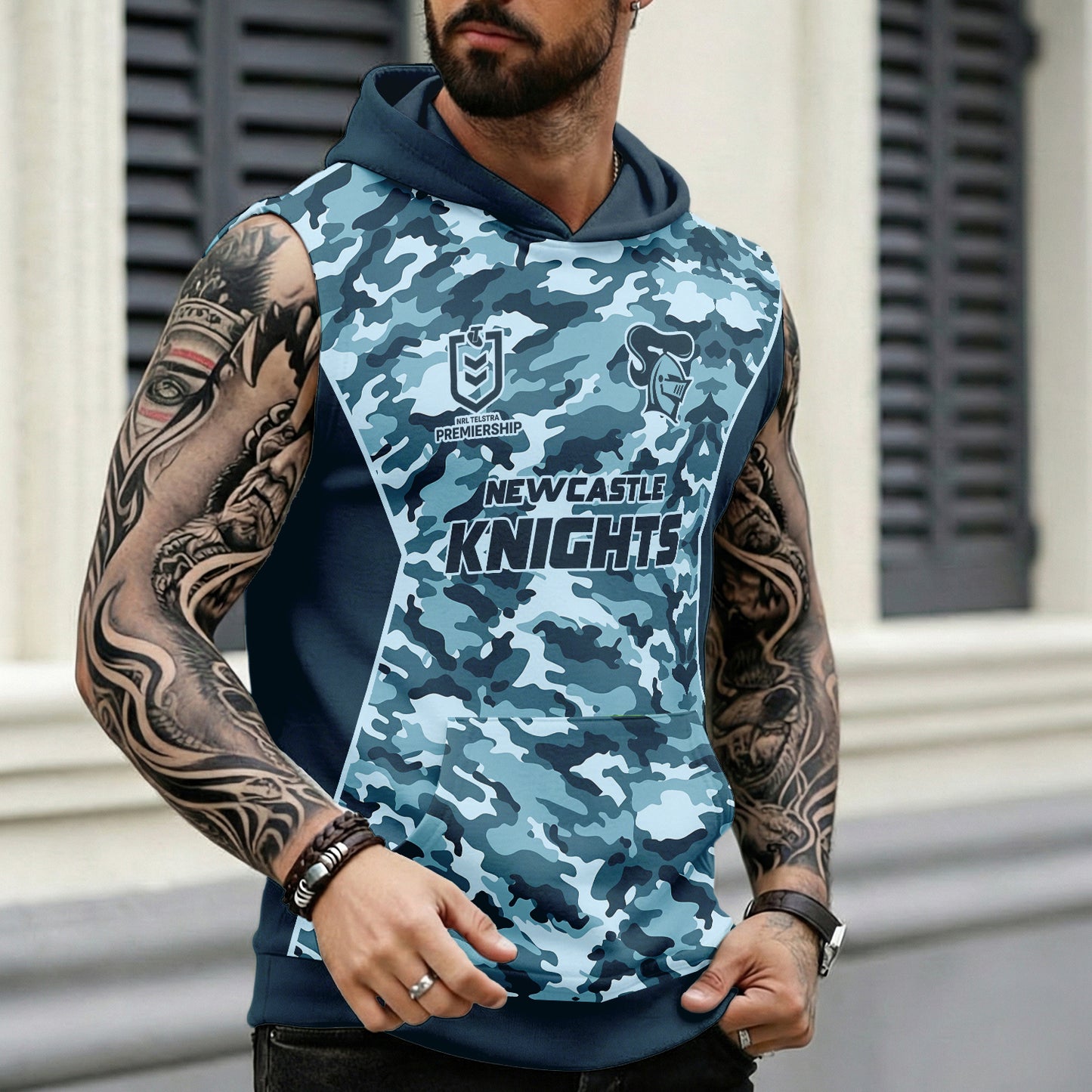 NEW Personalized Custom Hooded Tank Top 6