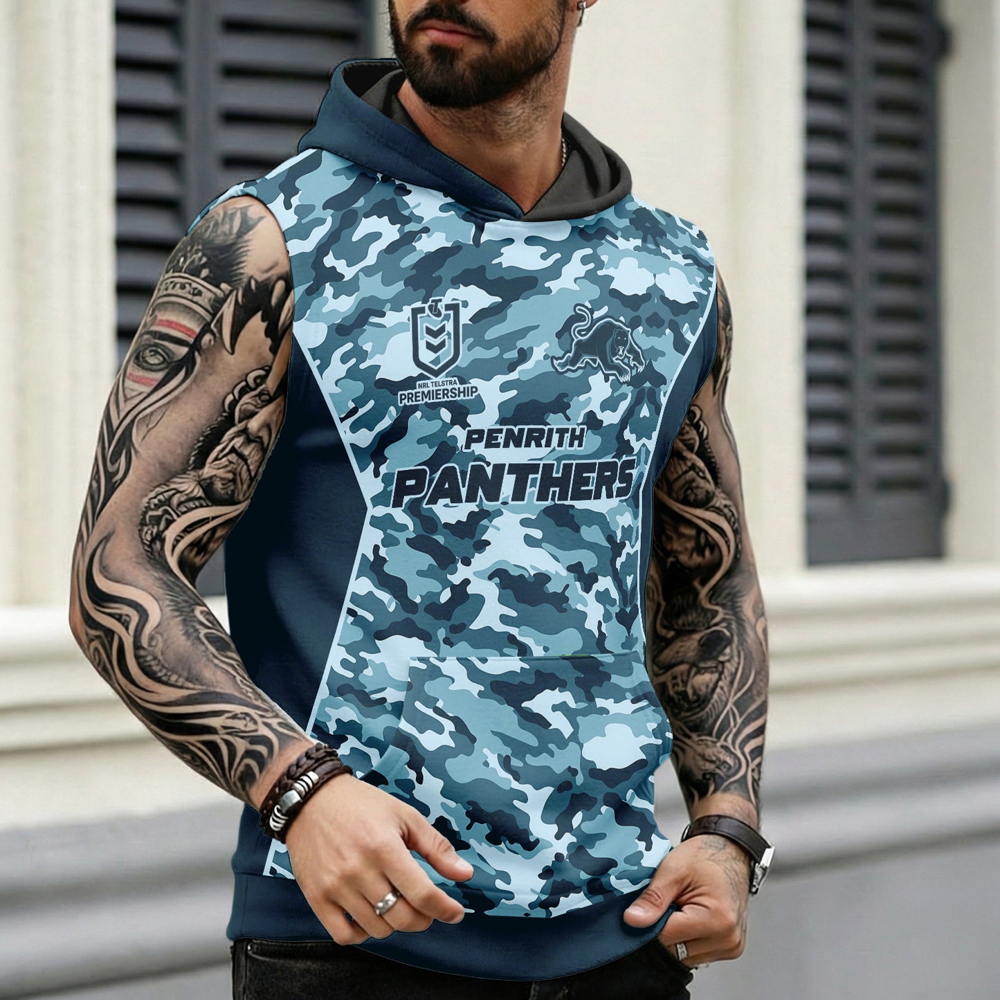 PEN Personalized Custom Hooded Tank Top 6