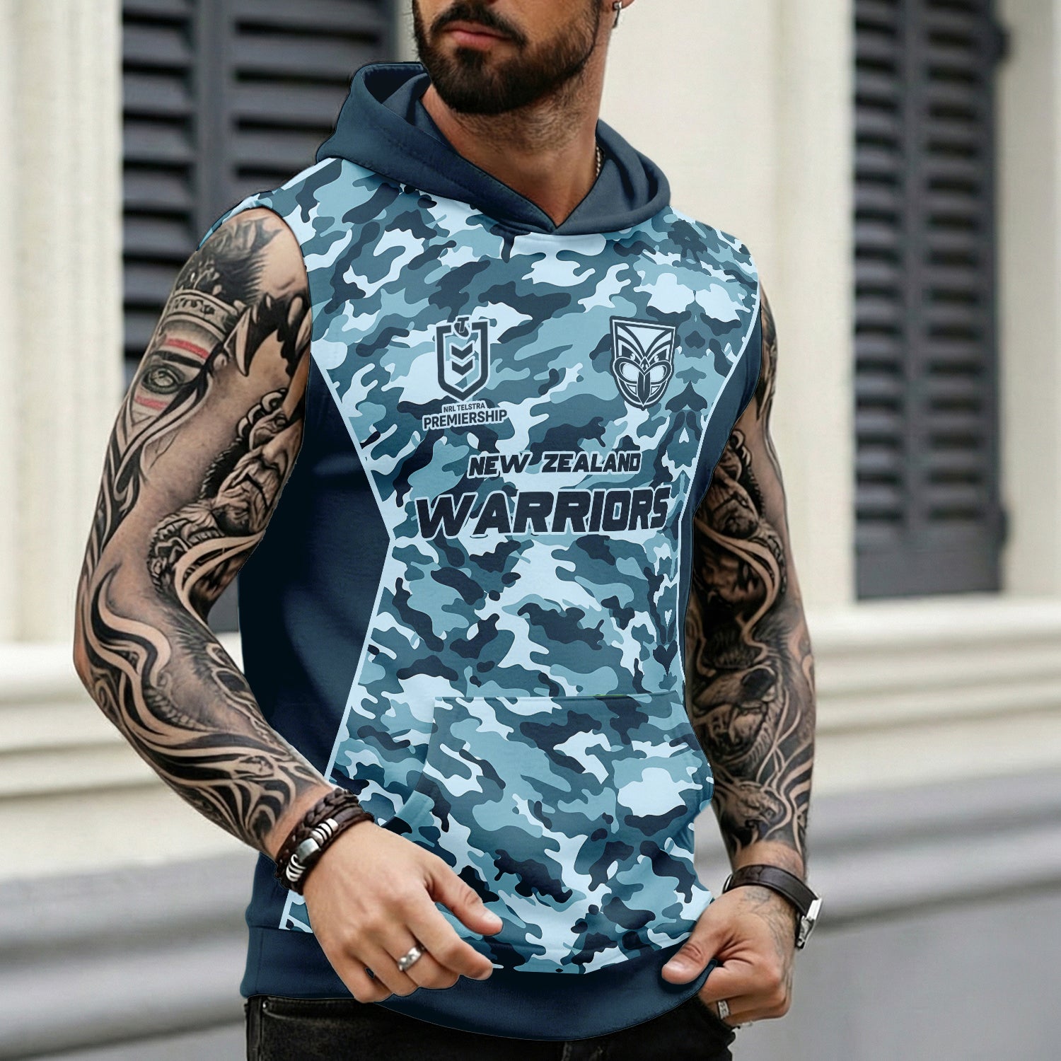 NZL Personalized Custom Hooded Tank Top 6