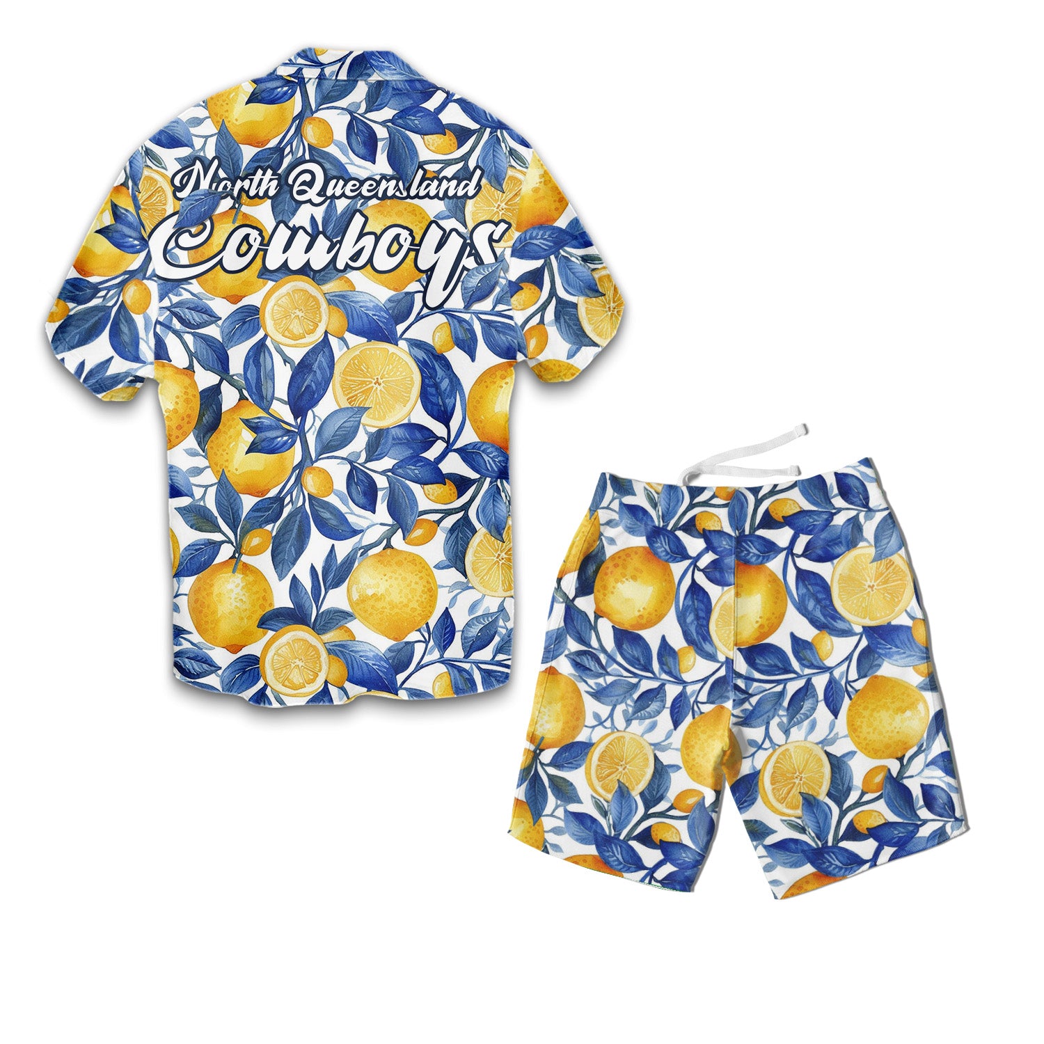 NQL Personalized Custom Combo Hawaiian Shirt And Shorts