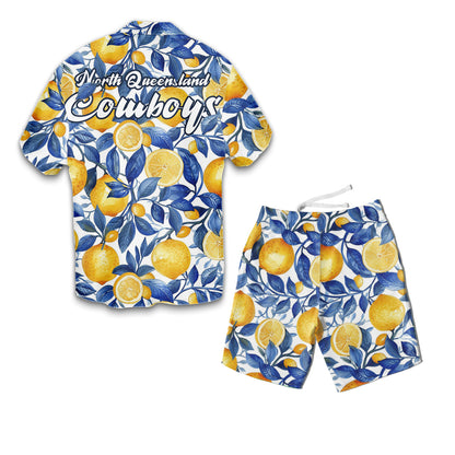 NQL Personalized Custom Combo Hawaiian Shirt And Shorts