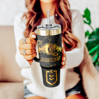 PEN Personalized Custom 40oz 30oz Stainless Steel Tumbler With Handle 4