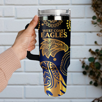 WCE Personalized Custom 40oz 30oz Stainless Steel Tumbler With Handle
