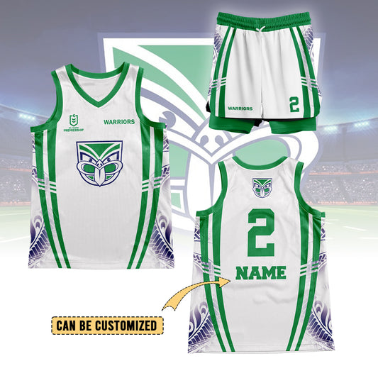 NZL Personalized Custom Basketball Jersey Set